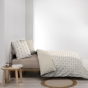 Housse de couette 260 x 240 cm coton 42 fils + 2 taies Brianna
