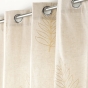 Rideau a oeillets 140 x 240 cm polyester et lin Venus