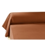 Taie de traversin flanelle 85 x 185 cm candice tomette Orange