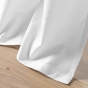 Lot de 2 rideaux a oeillets 140 x 240 cm poly-coton + pompons Flavie Gris