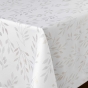 Nappe rectangle 150 x 240 cm polyester imprime metallise lonigold Sans