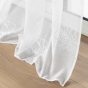 Panneau a oeillets 140 x 240 cm voile sable brode metallise sublimini Blanc