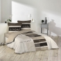 Pack housse de couette 220x240 cm So natural + drap housse 140x190 Blanc