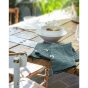 Lot de 3 serviettes gaze de coton 40 x 40 cm gaia canard Bleu