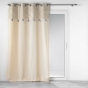 Rideau a oeillets 140 x 240 cm polycoton Solea Argent