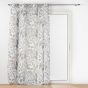 voilage grande hauteur 140 x 280 cm voile sablé imprimé Tilda Blanc
