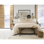 Housse de couette chaude en flanelle 200 x 200 cm Candice Beige