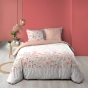 Pack housse de couette 240 x 220 cm Magdalena + DH 140 x 190 cm Blanc
