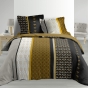 Pack Housse de couette 220x240 cm Percale luxe Smarty + drap housse 140x190x30 Blanc