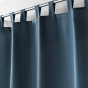 Lot de 2 Rideaux à passant 140 x 260 cm Essentiel Marine