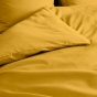 Housse de couette 2 personnes 260 x 240 cm percale de coton 78 fils Curry