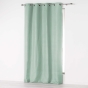 Lot de 4 Rideaux à Œillets - 140 x 260 cm - Microfibre Légère - Sauge Absolu
