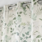 Rideau a oeillets 140 x 260 cm polyester/lin imprime Palmiflore