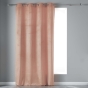 Lot de 2 Rideaux tamisant 140 x 240 cm velours doux Velvetine Dragée