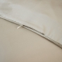 Housse de couette 260 x 240 cm bambou de satin 120 fils Salomé Naturel
