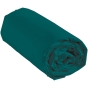 Lot de 2 Draps housse bonnet 30 cm 2 personnes 160 x 200 cm coton 57 fils Petrole