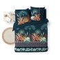 Housse de couette 240 x 220 cm coton 57 fils + 2 taies Floriana