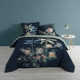 Pack housse de couette 220x240 cm Midnight + drap housse 140x190 Blanc