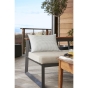 Housse de coussin 40 x 60 cm polyester imprimé + enduction vickie eucalyptus