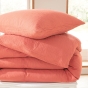 Housse de Couette 240 x 220 cm  + 2 Taies "Avy" en Gaze de Coton Rose