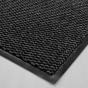 Tapis rectangle 40 x 60 cm anti-poussiere julius Noir/gris