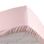 Pack Housse de couette  220x240 cm Percale luxe Flower noir + drap housse 140x190 Rose