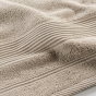 Drap de bain 90 x 150 cm eponge unie tendresse Taupe