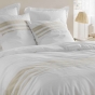 Housse de couette 260 x 240 cm coton 57 fils + 2 taies Margaux