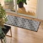 Tapis antidérapant rectangle 50 x 120 cm bouclette Losibi Noir