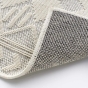 Tapis rectangle 120 x 170 cm tissé plat relief Valam