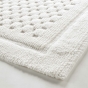 Tapis de bain 50 x 80 cm coton jacquard tisse damaris Sans