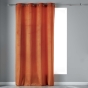 Lot de 2 Rideaux tamisant 140 x 240 cm velours doux Velvetine orange