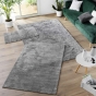 Tapis rectangle 60 x 110 cm shaggy uni Tango Gris