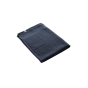 Tapis de bain 50 x 70 cm coton 600 gr Garance Bleu foncé