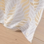 Lot de 2 Rideaux à occultant 140 x 260 cm à oeillets Imprimé Métallisé Lyra Blanc