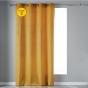 Lot de 2 Rideaux tamisant 140 x 240 cm velours doux Velvetine Jaune