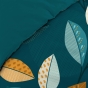 Pack housse de couette 240 x 220 cm Olympie + DH 140 x 190 cm Bleu