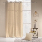 Rideau à œillets grande hauteur 140 x 280 cm - Modèle Louxor Beige