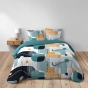 Housse de couette 240 x 220 cm coton 42 fils + 2 taies Sprint