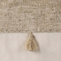 Lot de 4 Rideaux à Œillets - 140 x 240 cm - Polycoton Uni avec Haut Métallisé Sultan Or