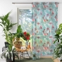 Voilage a oeillets 140 x 240 cm voile sablé Caracas Blanc