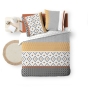 Housse de couette 240 x 220 cm coton 42 fils + 2 taies Arsene