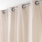 Rideau a oeillets 135 x 260 cm coton recyclé Twily Naturel
