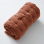 Matelas de sol 60 x 120 velours de coton césar terracotta Orange