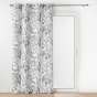 Rideau a oeillets 140 x 260 cm polyester imprimé Tilda Blanc