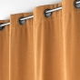 Rideau tamisant 135 x 260 cm velours uni Novana Miel