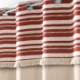 Lot de 2 Rideaux  tamisant en coton 140 x 240 cm Atlas Terracotta