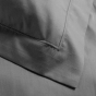 Taie d'oreiller vp 63 x 63 cm percale uni 78 fils percaline  +p. bourdon Acier