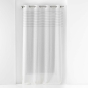 Panneau a oeillets 140 x 240 cm voile tisse+top raye medina Sans