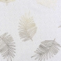 Rideau a oeillets 140 x 280 cm polyester imprime metallise sunny gold Sans
